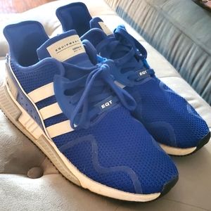 Blue Adidas equipment shoes